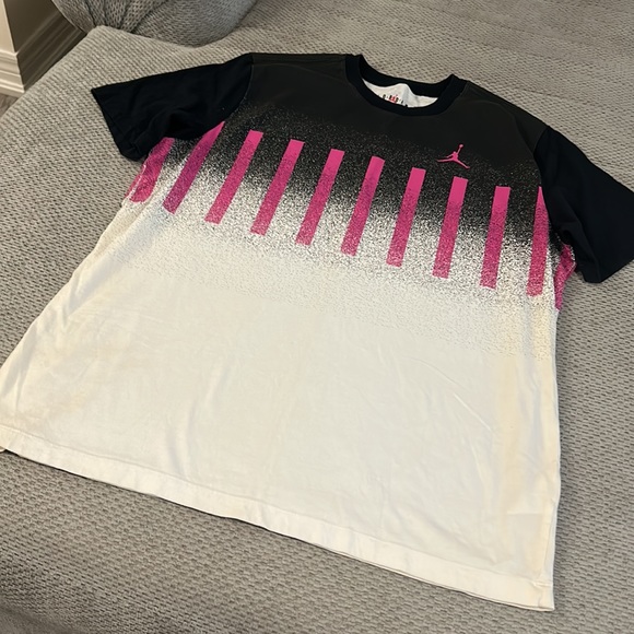 JORDAN TENNIS FADE MENS GRAFIC T-SHIRT SIZE LARGE - Picture 4 of 11
